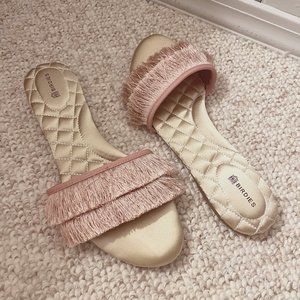 Birdies Sparrow Slippers in Blush - Perfect for Bridal Getting Ready Outfit